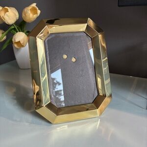 Brass Octagonal Picture Frame